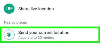 Share Your Location on WhatsApp