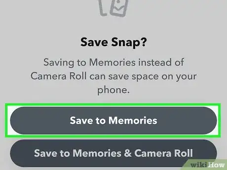 Image titled Back Up Camera Roll in Snapchat Step 8