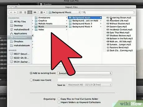 Image titled Add Music in Final Cut Pro Step 6