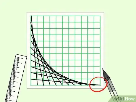 Image titled Draw a Parabolic Curve (a Curve with Straight Lines) Step 6