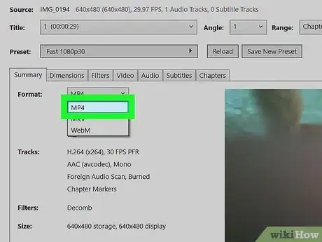 Image titled Convert a MOV File to an MP4 Step 16
