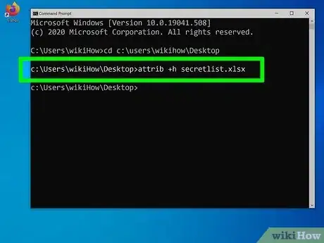 Image titled Hide Files in Cmd Step 5