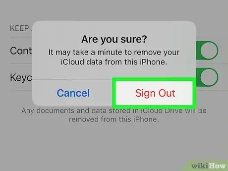 Image titled Sign Out of iCloud on iPhone or iPad Step 8