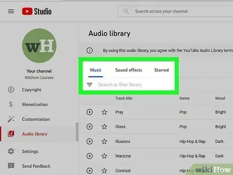 Image titled Download Free Music for Your YouTube Videos Step 3