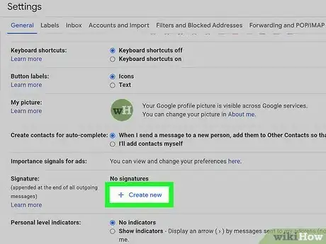 Image titled Create an HTML Signature for Gmail Step 10