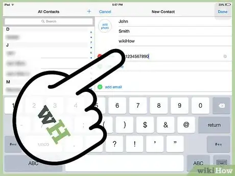 Image titled Add Contacts to an iPad Step 5