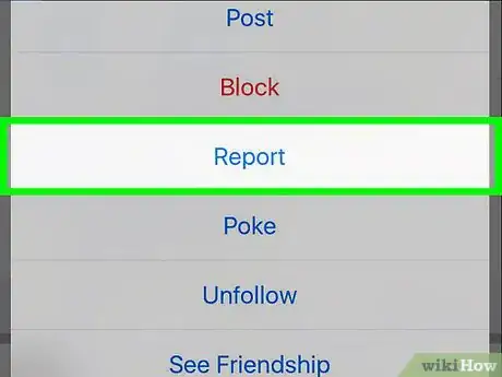 Image titled Report a Fake Account on Facebook Step 5