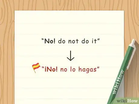 Image titled Say No in Spanish Step 2