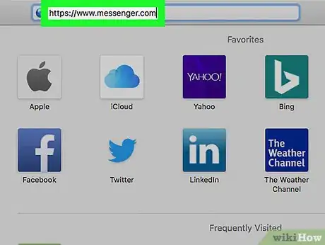 Image titled Log Out on Facebook Messenger on a PC or Mac Step 1