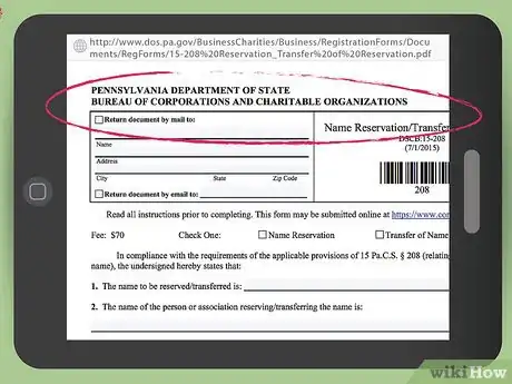 Image titled Form an LLC in Pennsylvania Step 3