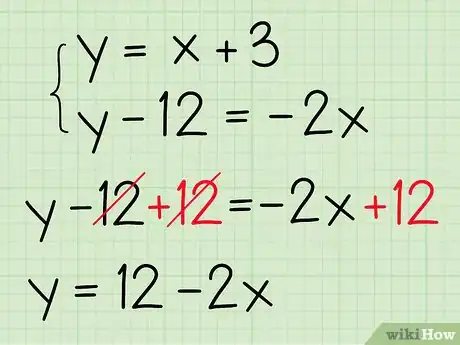 Image titled Algebraically Find the Intersection of Two Lines Step 1