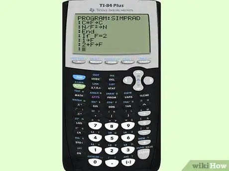 Image titled Make a Simple Program to Simplify Radicals on a TI 84 Step 13