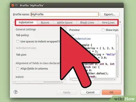 Image titled Change the Default Format Settings in Eclipse Step 5