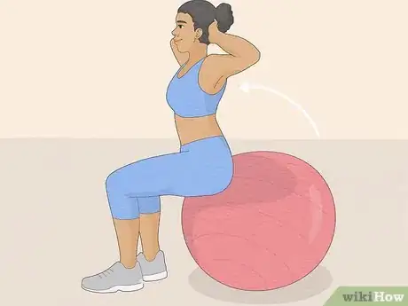 Image titled Do Sit Ups With an Exercise Ball Step 5