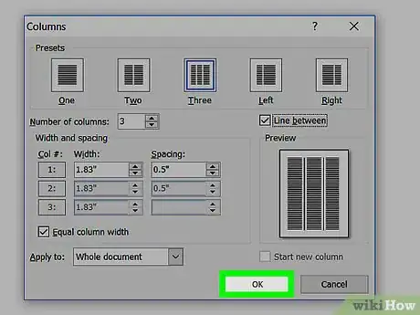 Image titled Add Columns in Microsoft Word Step 15