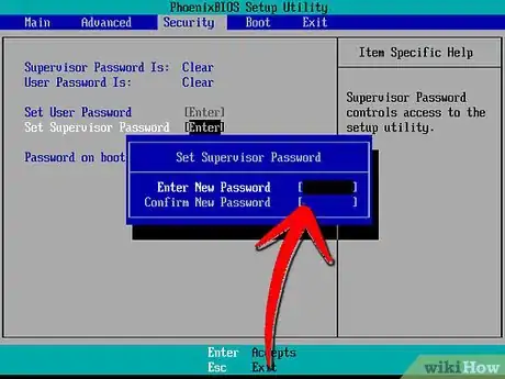Image titled Set a BIOS Password on Your Laptop Step 3