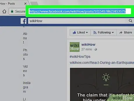 Image titled Get the Link to a Facebook Post on a PC or Mac Step 4