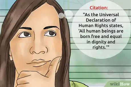 Image titled Cite the Universal Declaration of Human Rights Step 1