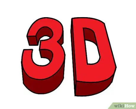 Image titled Draw 3D Letters Step 10