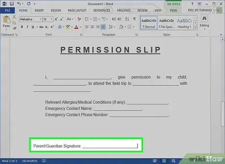 Image titled Make a Permission Slip Step 6