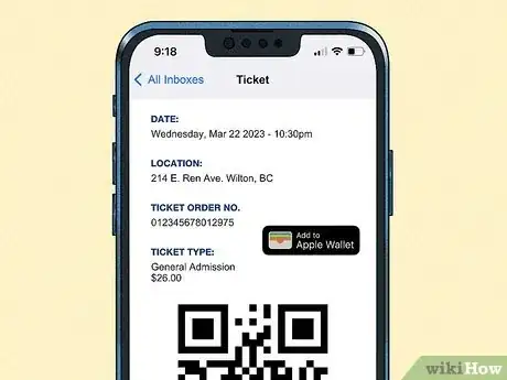 Image titled Add a Ticket to an Apple Wallet Step 1