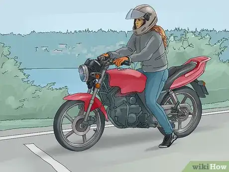 Image titled Brake Properly on a Motorcycle Step 7