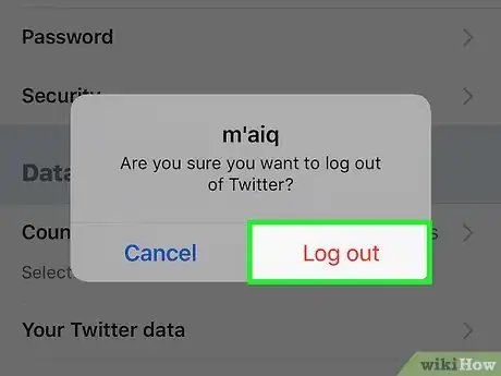 Image titled Log Out of the Twitter App Step 9