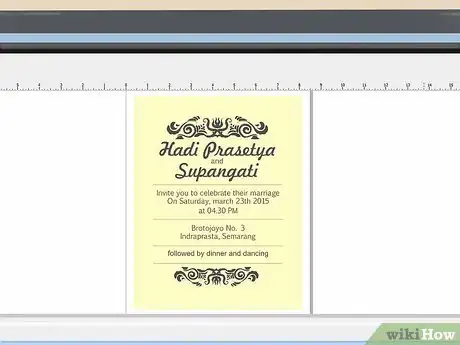 Image titled Print Your Own Wedding Invitations Step 14