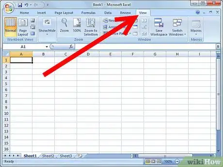 Image titled Add a Header or Footer in Excel 2007 Step 1