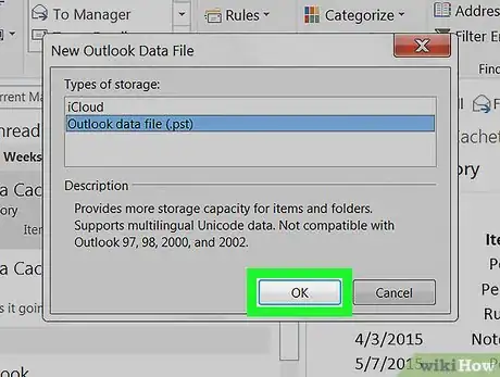 Image titled Create a PST File in Outlook Step 7