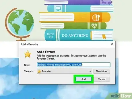 Image titled Bookmark a Website on Windows 10 Step 20