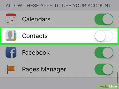 Image titled Delete Facebook Contacts from an iPhone Step 4