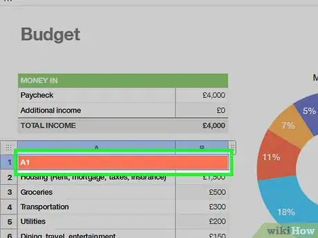 Image titled Make a Spreadsheet Step 21