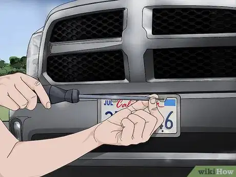 Image titled Install a Front License Plate Step 20