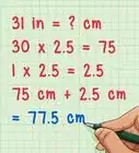 Convert Inches to Centimeters