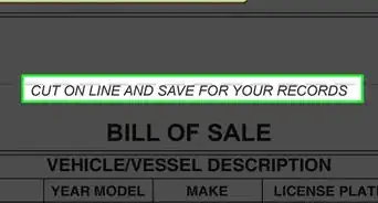 Write a Bill of Sale