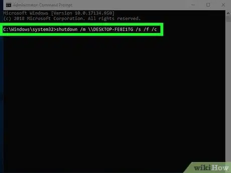 Image titled Shut Down or Restart Another Computer Using CMD Step 9