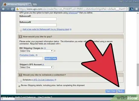 Image titled Prepare a Paid UPS Shipping Label Online Step 10