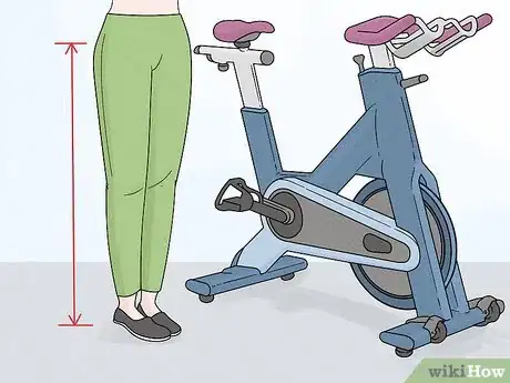 Image titled Adjust a Spinning Bike Step 1