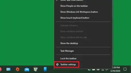 Image titled Click Taskbar settings Windows 10.png