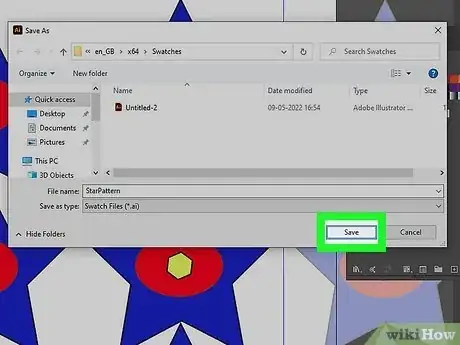 Image titled Save a Pattern in Illustrator Step 17