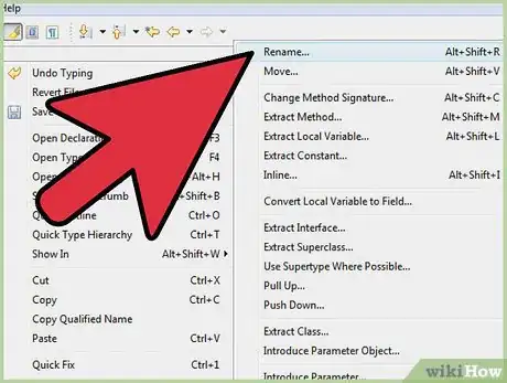 Image titled Rename Variables in Eclipse (Java) Step 1