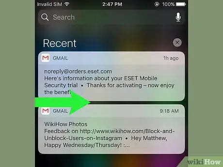 Image titled Access the Notification Center on an iPhone Step 5