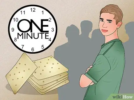 Image titled Eat Six Saltine Crackers in One Minute Step 1