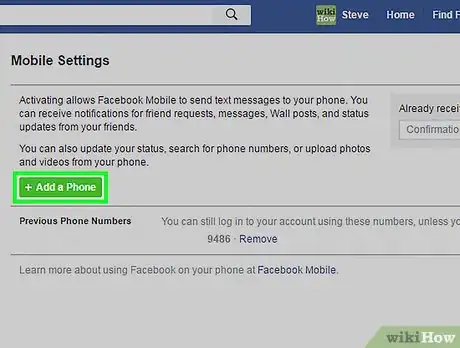 Image titled Add a Phone Number on Facebook Step 15