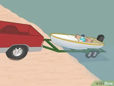 Image titled Get off a Slippery Boat Ramp Step 1