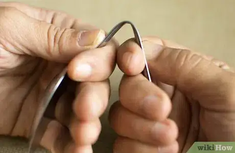 Image titled Make Hooks and Hangers from Old Cutlery Step 13