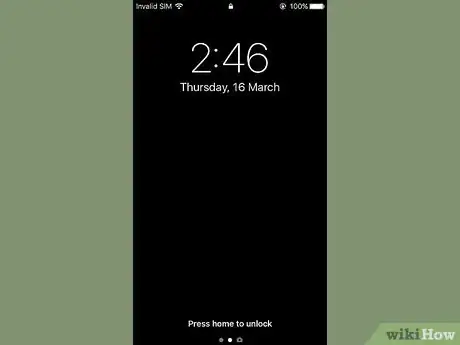 Image titled Access the Notification Center on an iPhone Step 1