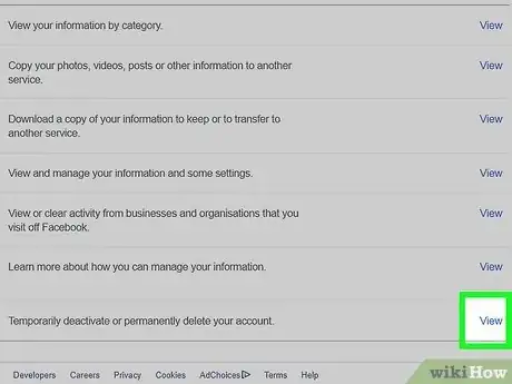 Image titled Deactivate a Facebook Account Step 17