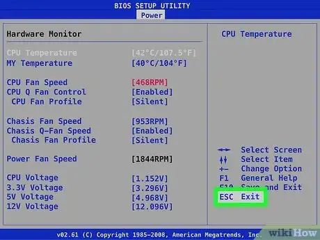 Image titled Change Fan Settings if Bios' Power Options Are Hidden Step 4